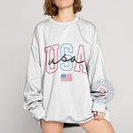 Pastel USA Hoodie with American Flag – Cute and Comfy Patriotic Sweatshirt for 4th of July