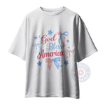 God Bless America T-Shirt Hoodie Sweatshirt July - 4th of July T-Shirt