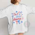 God Bless America T-Shirt Hoodie Sweatshirt July - 4th of July T-Shirt