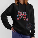 Red White Blue Bow 4th of July unisex T-shirt sweatshirt hoodie in style – A unique Independence Day gift