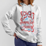 American Honey Bow design T-shirt sweatshirt hoodie – sweet simple and unique to celebrate Independence Day 4th of July