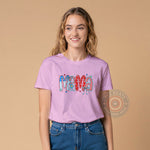 American Mama Patriotic Stars & Stripes Independence Day T-shirt/Sweatshirt/4th of July Hoodie