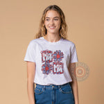 T-shirt sweatshirt hoodie with Mama floral pattern – a meaningful gift for Independence Day 4th of July