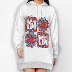 T-shirt sweatshirt hoodie with Mama floral pattern – a meaningful gift for Independence Day 4th of July