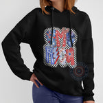 Patriotic USA Retro 4th July T-shirt/American Mama Sweatshirt/Independence day Hoodie