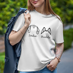 Personalized Dog Dad Shirt - Custom Dog Ears Father's Day T-shirt/Sweatshirt/Hoodie Gift for Pet Lovers