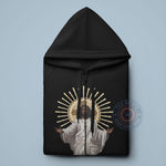 Praise Jesus T-Shirt For Father's Day – Black Jesus Christ Sweatshirt/Hoodie - Special Father's Day Gift