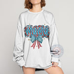 Elegant Floral & Stars American Mama 4th of July T-shirt, Sweatshirt, Hoodie Set