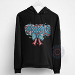 Elegant Floral & Stars American Mama 4th of July T-shirt, Sweatshirt, Hoodie Set