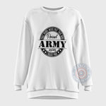 Proud Army Dad Stars T-shirt/Sweatshirt/Hoodie - Unique Father's Day Present for US Army Dads