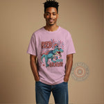 T‑shirt sweatshirt hoodie featuring an American T‑Rex design – a unique gift for celebrating Independence Day on the 4th of July
