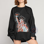 Happy 4th of July Liberty Goddess unisex T-shirt sweatshirt hoodie – a meaningful gift to celebrate Independence Day