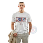 T-shirt sweatshirt hoodie with elegant America white bow pattern – the perfect gift for Independence Day 4th of July