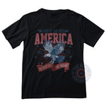 Retro American Eagle 4th of July T-shirt/Sweatshirt/Hoodie - Classic Patriotic Freedom Day USA Design.