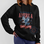 Retro American Eagle 4th of July T-shirt/Sweatshirt/Hoodie - Classic Patriotic Freedom Day USA Design.