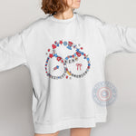 Patriotic American cookies 4th of July unisex T-shirt, sweatshirt, hoodie with stars and fireworks to celebrate USA Independence Day