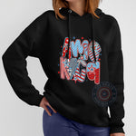 Patriotic American cookies 4th of July unisex T-shirt, sweatshirt, hoodie with stars and fireworks to celebrate USA Independence Day
