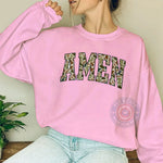 Father's Day Camouflage Old Camo Amen Jesus Christian Shirt T-Shirt Sweatshirt Hoodie