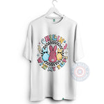 Retro Chillin' With My Peeps T-shirt/Sweatshirt/Hoodie - Cute Easter Bunny Apparel for Father's Day