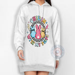 Retro Chillin' With My Peeps T-shirt/Sweatshirt/Hoodie - Cute Easter Bunny Apparel for Father's Day