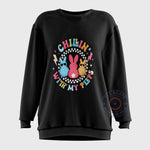 Retro Chillin' With My Peeps T-shirt/Sweatshirt/Hoodie - Cute Easter Bunny Apparel for Father's Day