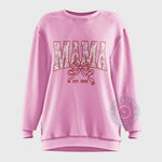 Aesthetic Mom T-Shirt with Coquette Bow - Retro Comfort Mama Hoodie for Mother's Day Gift