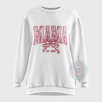 Aesthetic Mom T-Shirt with Coquette Bow - Retro Comfort Mama Hoodie for Mother's Day Gift