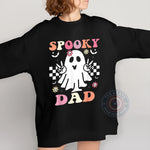 Dad Boo Ghost T Shirt Funny Father's Day Sweatshirt Hoodie Independence Day Edition