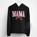 Aesthetic Mom T-Shirt with Coquette Bow - Retro Comfort Mama Hoodie for Mother's Day Gift