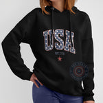 USA Vintage 1776 American Stars 4th of July Unisex T-shirt, Sweatshirt, Hoodie with Classic Patriotic Design. - Tee Beats