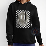 Mother's Day Retro Vintage Camo Bow Smile Sweatshirt T-Shirt Hoodie with Smile Face