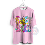 Softball Father's Day T-shirt - Cute Preppy Retro Daddy Sweatshirt/Hoodie