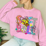 Softball Father's Day T-shirt - Cute Preppy Retro Daddy Sweatshirt/Hoodie