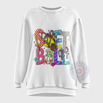 Softball Father's Day T-shirt - Cute Preppy Retro Daddy Sweatshirt/Hoodie