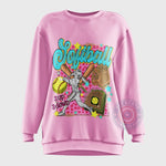 Softball Dad Apparel - Preppy Leopard Coquette Father's Day T-shirt/Sweatshirt/Hoodie for Stylish Game Day