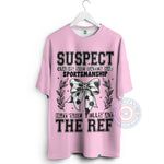 Retro Soccer Bow Suspect Claims T-shirt/Sweatshirt/Hoodie - Humorous Game Day Apparel for Father's Day