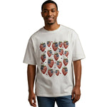 Independence Day Strawberry Hoodie T-Shirt Sweatshirt Get Festive for the 4th of July with This American Flag Decorated Strawberry Design