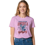 Retro American Eagle 4th of July T-shirt/Sweatshirt/Hoodie - Classic Patriotic Freedom Day USA Design.