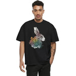 Cute Easter Bunny Flowers T-shirt/Sweatshirt/Hoodie - Trendy Spring Rabbit Tee for Father's Day