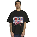 America 4th of July red bow unisex T-shirt sweatshirt hoodie showing patriotic pride – a meaningful Independence Day gift