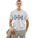 USA Red Star 4th of July unisex T-shirt sweatshirt hoodie with modern design celebrating American Independence Day