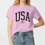 T-shirt sweatshirt hoodie celebrating 4th of July Independence Day with a youthful simple style