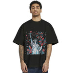 America Patriotic Liberty Statue T-Shirt 4th of July Sweatshirt Independence Day Hoodie