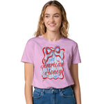 American Honey Bow design T-shirt sweatshirt hoodie – sweet simple and unique to celebrate Independence Day 4th of July