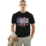 Patriotic Mama 4th of July T-shirt/Sweatshirt/Hoodie with Stars, Stripes & Bow - gift for Independence Day