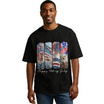 Happy 4th of July USA festival unisex T‑shirt sweatshirt hoodie — celebrate Independence Day in vibrant style