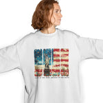 4th of July Patriotic T-Shirt – Flag Design T-Shirt Hoodie for Independence Day Festivities