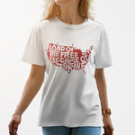 Land of the Brave T-Shirt Hoodie Sweatshirt Show Your American Pride This 4th of July with a Cool USA Map Graphic