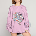 Texas Floral Patriotic T-Shirt For Independence Day – Cute Patriotic Hoodie Sweatshirt for 4th of July Celebrations - Tee Beats