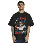 Loose Goose July 4th T-Shirt - Funny Pattern Independence Day Sweatshirt/Hoodie